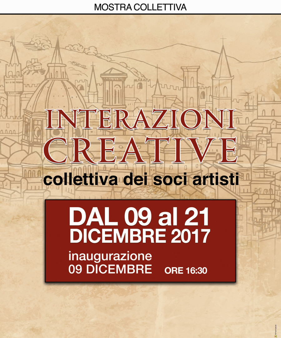 Mostra Interazioni creative - Collettiva 2017 Casa di Dante